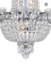 Load image into Gallery viewer, NewYork Empress - Basket Chandelier - Chrome - Width: 60cm - Designer Chandelier 
