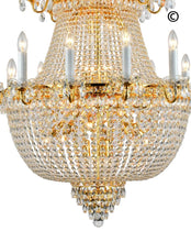 Load image into Gallery viewer, NewYork Empress - Basket Chandelier - Gold - Width: 102cm - Designer Chandelier 
