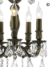 Load image into Gallery viewer, AMERICANA 5 Light Chandelier - Antique Bronze Style - Designer Chandelier 
