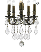 Load image into Gallery viewer, AMERICANA 5 Light Chandelier - Antique Bronze Style - Designer Chandelier 
