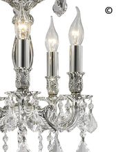 Load image into Gallery viewer, AMERICANA 5 Light Chandelier - Silver Plated - Designer Chandelier 
