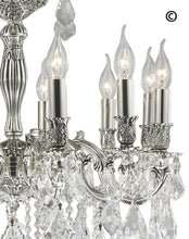 Load image into Gallery viewer, AMERICANA 12 Light Crystal Chandelier - Silver Plated - Designer Chandelier 
