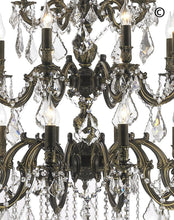 Load image into Gallery viewer, AMERICANA 25 Light Crystal Chandelier - Antique Bronze Style - Designer Chandelier 
