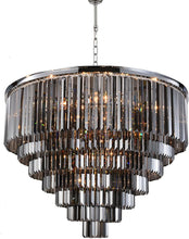 Load image into Gallery viewer, Odeon (Oasis) Chandelier- 7 Layer - Smoke  Finish - W:100cm
