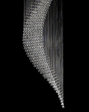 Load image into Gallery viewer, Contemporary Wave LED Chandelier - W:85cm H:300cm
