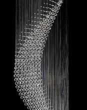 Load image into Gallery viewer, Contemporary Wave LED Chandelier - W:85cm H:300cm
