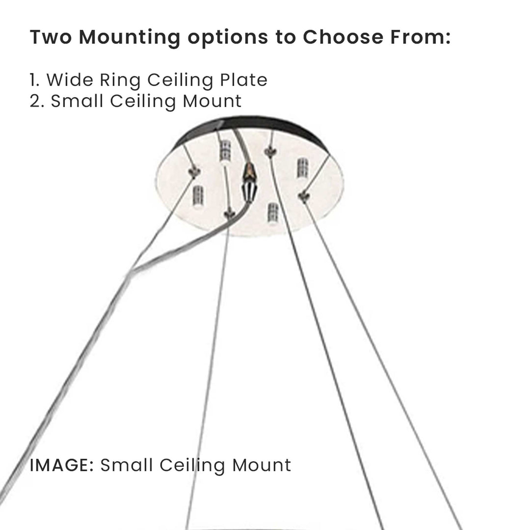 NewYork - Halo Triple Ring - W:100cm - Chrome