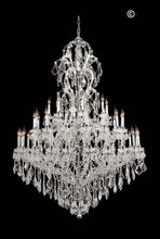 Load image into Gallery viewer, Maria Theresa Crystal Chandelier Royal 48 Light - CHROME - Designer Chandelier 

