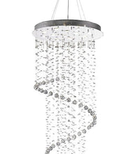 Load image into Gallery viewer, Contemporary Spiral LED Chandelier - SMOKE - W:70cm H:240cm
