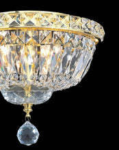 Load image into Gallery viewer, Empress Flush Mount Basket Chandelier - GOLD - W:25cm
